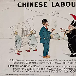 Political poster, Chinese Labour