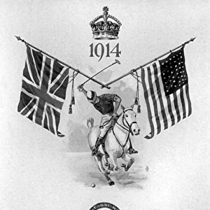 Polo Victory 1914, Menu card from Buckingham Palace