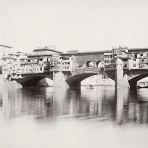 Ponte Vecchio, across the River Arno, Florence, Firenze, Italy