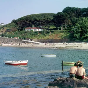 Portelet Bay, Pleinmont, Guernsey, Channel Islands. Date: circa 1960s
