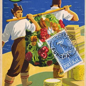 Porters carrying vegetables - Madeira, Portugal