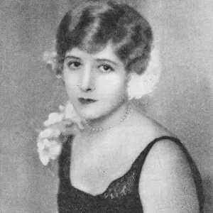 A portrait of the actress and film star Marjorie Hume, 1925