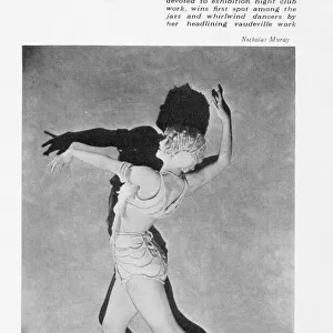 Portrait of the American dancer Nitza Vernille, 1931