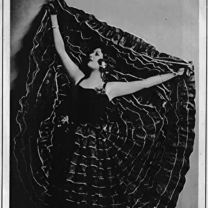 A portrait of Anna Robenne, July 1925. A member of the Imperial Russian Ballet