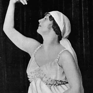 A portrait of the dancer Lydia Kyasht, 1916