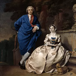 Portrait of George Michael Moser and his Wife Mary