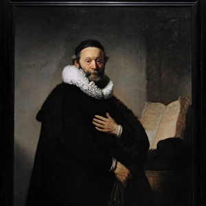 Portrait of Johannes Wtenbogaert (1557-1644), 1633, by Rembr
