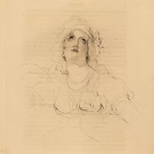 Portrait of Lady Emma Hamilton, mistress of Horatio Nelson