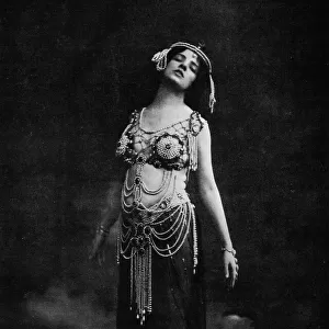 A portrait of Maud Allen in the Vision of Salome, 1916