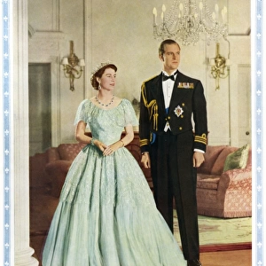 Portrait of The Queen and the Duke of Edinburgh
