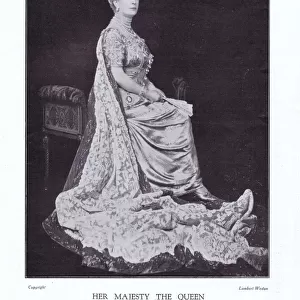 Portrait of Queen Mary, consort to King George V, 1925