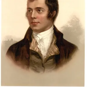 Portrait of Robert Burns, Ayr, Scotland