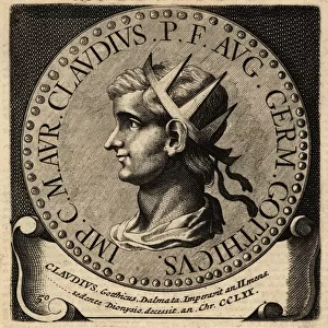 Portrait of Roman Emperor Claudius II