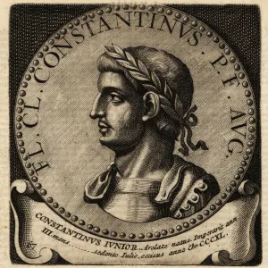 Portrait of Roman Emperor Constantine II