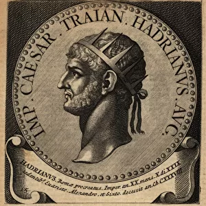 Portrait of Roman Emperor Hadrian