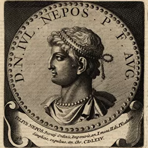 Portrait of Roman Emperor Julius Nepos