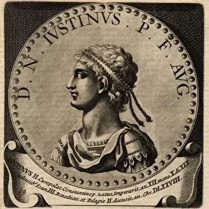 Portrait of Roman Emperor Justin II