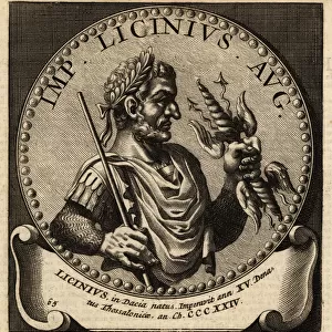 Portrait of Roman Emperor Licinius