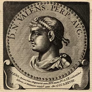 Portrait of Roman Emperor Valens