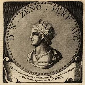 Portrait of Roman Emperor Zeno