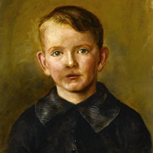 A portrait of a young boy