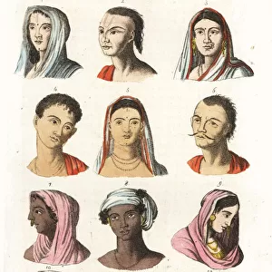 Portraits of different Indian castes