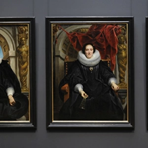 Portraits of Rogier Le Witer, Catharina Behaghel and Magdale