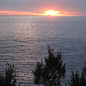 Portugal, Madeira, Funchal, Ajuda: Sunset
