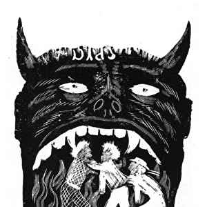 Posada, Illustration to a story, La Noche Venturosa