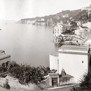 Posillipo, coastal view, near Naples, Italy, c. 1870