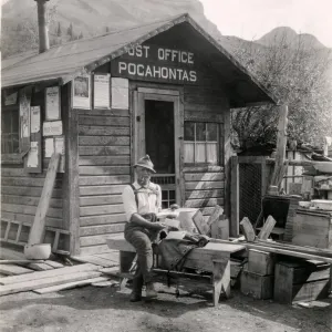 Post Office Pocahontas, Jasper National Park, Canada c. 1920