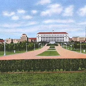 Postcard booklet, A&M College, College Station, Texas, USA