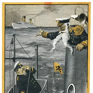 Postcard, Women and children first, WW1 Date: 1914-1918