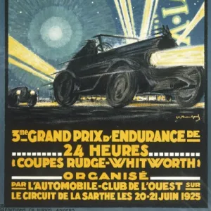 Poster for 1925 Grand Prix