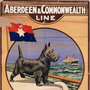 Poster for Aberdeen & Commonwealth Line to Australia