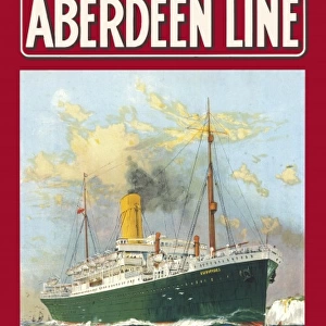 Poster advertising Aberdeen Line