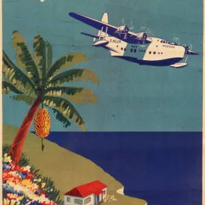 Poster advertising Aquila Airways