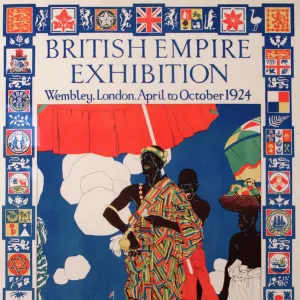 Poster advertising the British Empire Exhibition