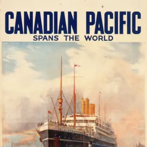 Poster advertising Canadian Pacific