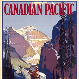 Poster advertising Canadian Pacific
