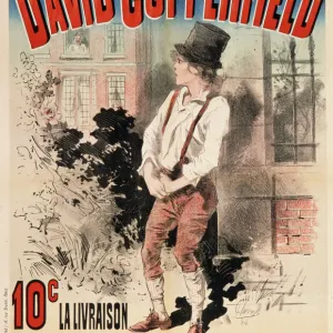 Poster advertising David Copperfield, French edition