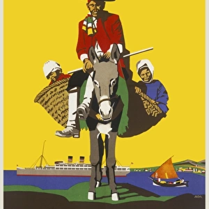 Poster advertising Deutsche Afrika Lines