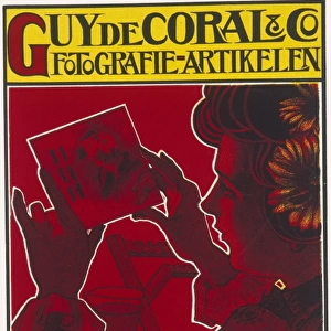 Poster advertising Guy de Coral & Co, Amsterdam