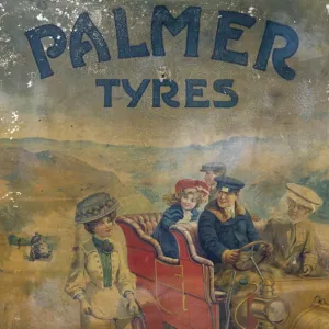 Poster advertising Palmer tyres