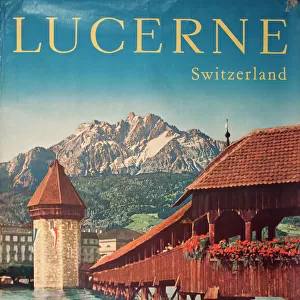 Poster advertising trips to Lucerne, Switzerland