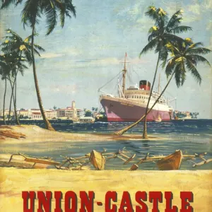 Poster advertising Union Castle