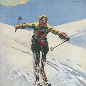 Poster advertising Winter Sports