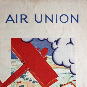 Poster, Air Union, Travel by Air