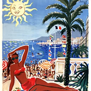 Poster, All the year round the French Riviera calls you