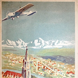 Poster, Berne Aviation Centre, Switzerland